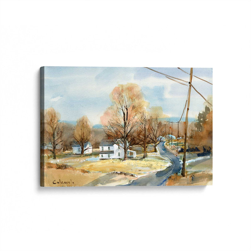 «Brainard Road» par Stephen Calcasola, reproduction d'art sur toile, H 36 po x l 48 po