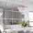 Charlotta Metal Square Wall Mirror-361387647
