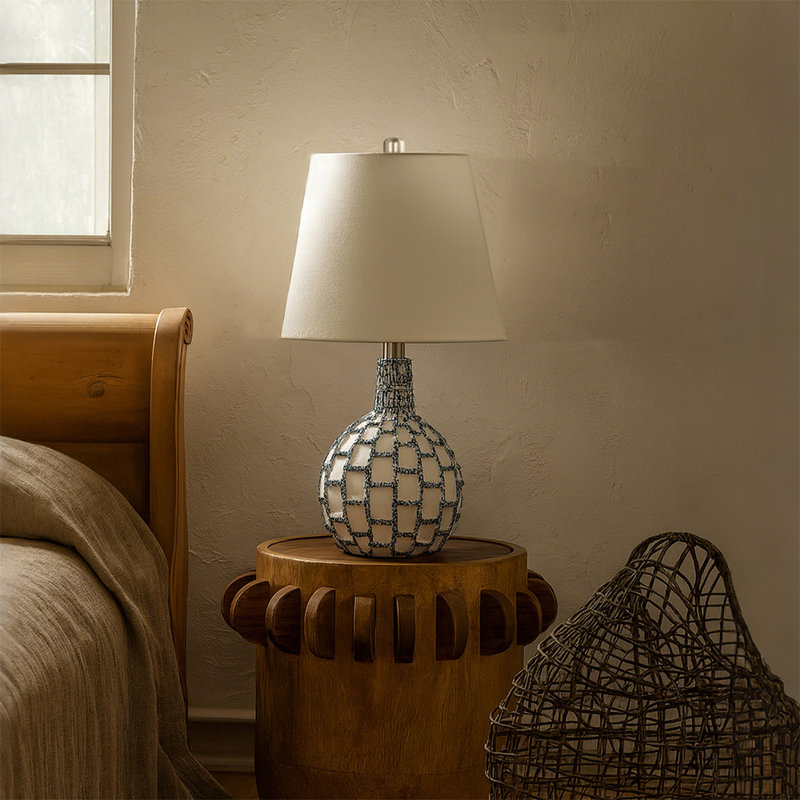 Ensemble de lampe de table en céramique 2 pièces Coastal