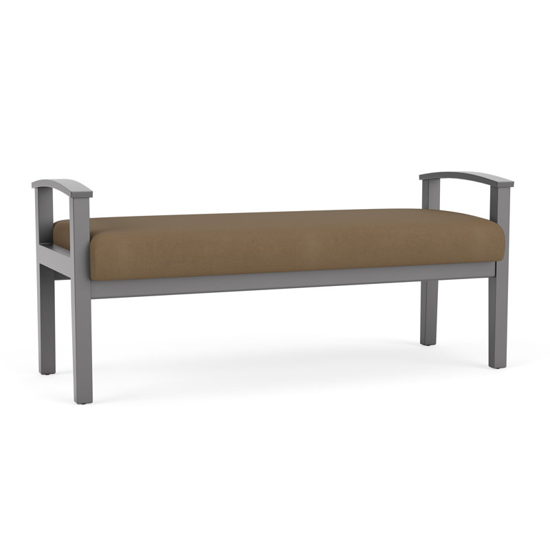 Banc en bois massif Amherst, Patriot Plus taupe, Étain
