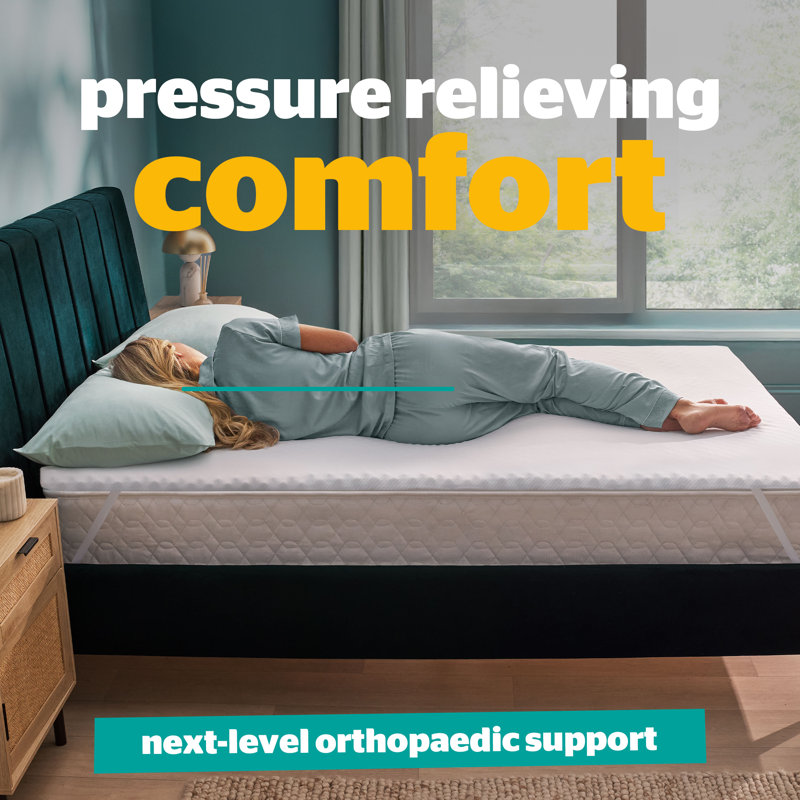 Silentnight Orthopaedic Mattress Topper And Pillow Set, Double
