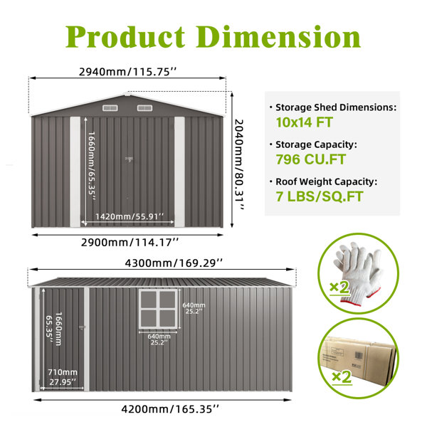Dimensions du produit