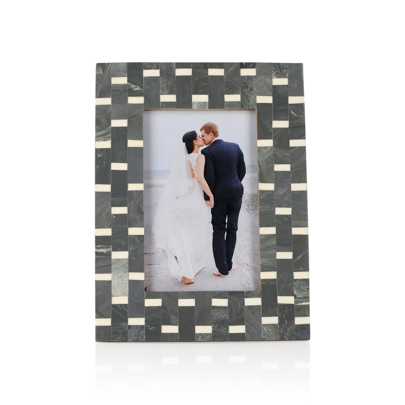 Gaener Grey Wood Picture Frame, 7.48" x 9.45"