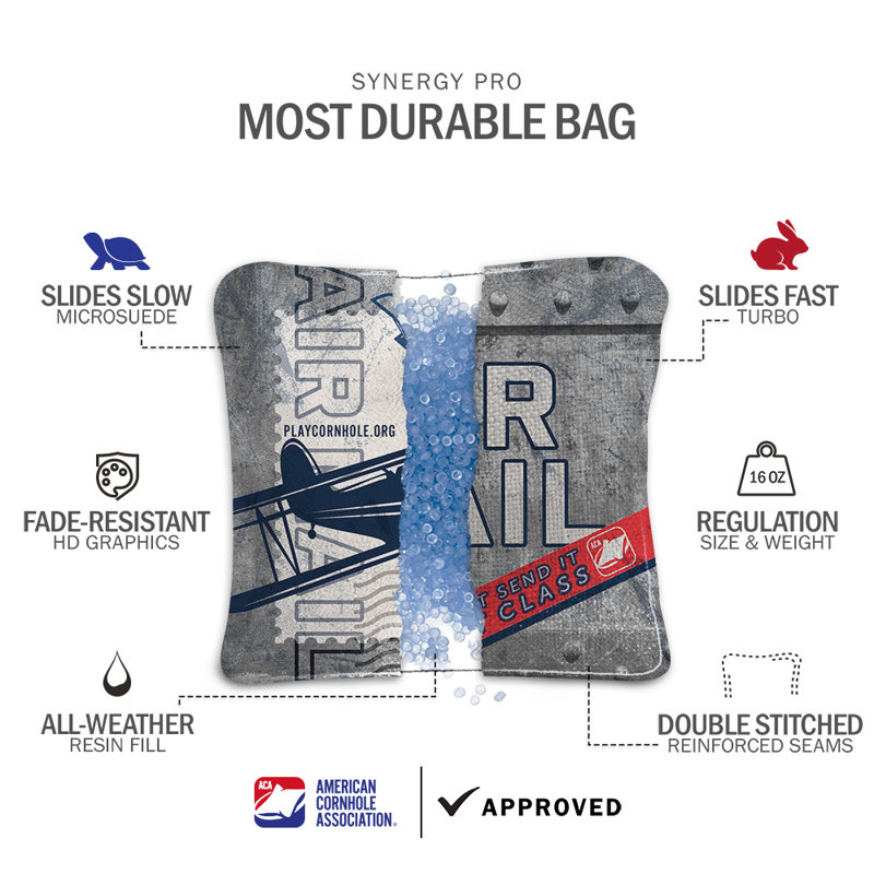 Sacs de Cornhole Air Mail Synergy Pro, Gris