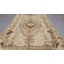 Tapis de couloir unique en laine noué à la main style galerie des années 1960 de 6 pi 11 po x 16 pi 7 po Gallery en brun / beige