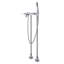Lombardia® Double Handle Floor Mount Clawfoot Tub Faucet-53636759-61067816