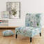 Fauteuil de chambre fermier rembourré Blossoming