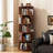 5 Tier Rotating Bookshelf, 360° Spinning Bookshelf, Rotating Bookshelf Tower for Bedroom, Living Room, Home, Office