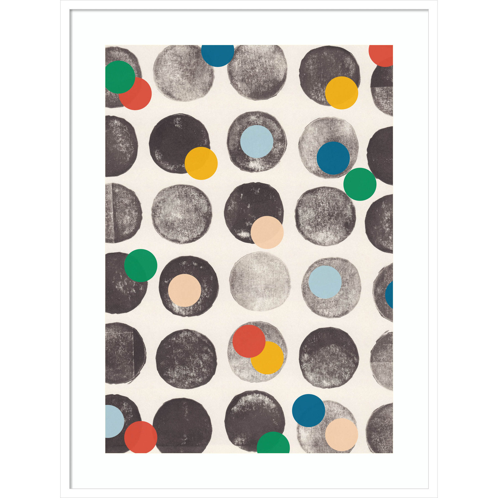 Add More Colors by Alisa Galitsyna, White, 41" H x 31" W x 1" D