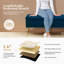 Banc de rangement en velours Carrielynn-1235242576
