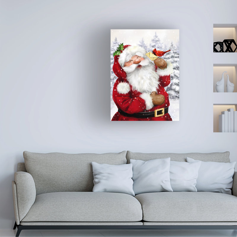 Art sur toile «ologic Santa », H 14 po x l 19 po
