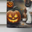 Drapeau de maison d'Halloween en polyester à double face H 40 po x l 28 po