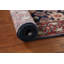 Tapis de couloir turc floral bleu marine / rouge / ivoire / vert clair noué à la main de conception unique 2 pi 11 po x 11 pi 8 po Ziegler