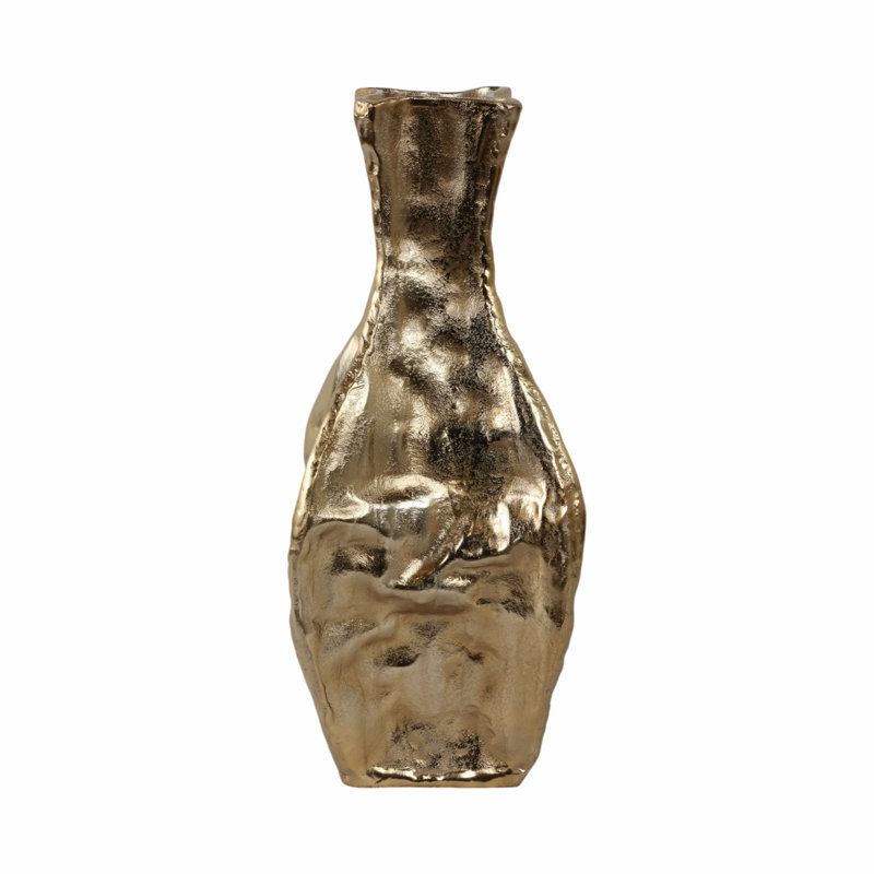 Bastia Handmade Metal Table Vase, 19" H x 9" W x 8" D