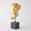 Gilded Portrait Sculpture-Gold Leaf