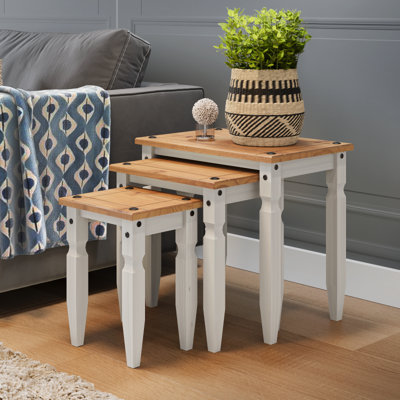 Denese Solid Wood Nesting Tables
