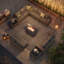 Ensemble de conversation en rotin pour 10 personnes avec coussins Guildford-101925000-100088004