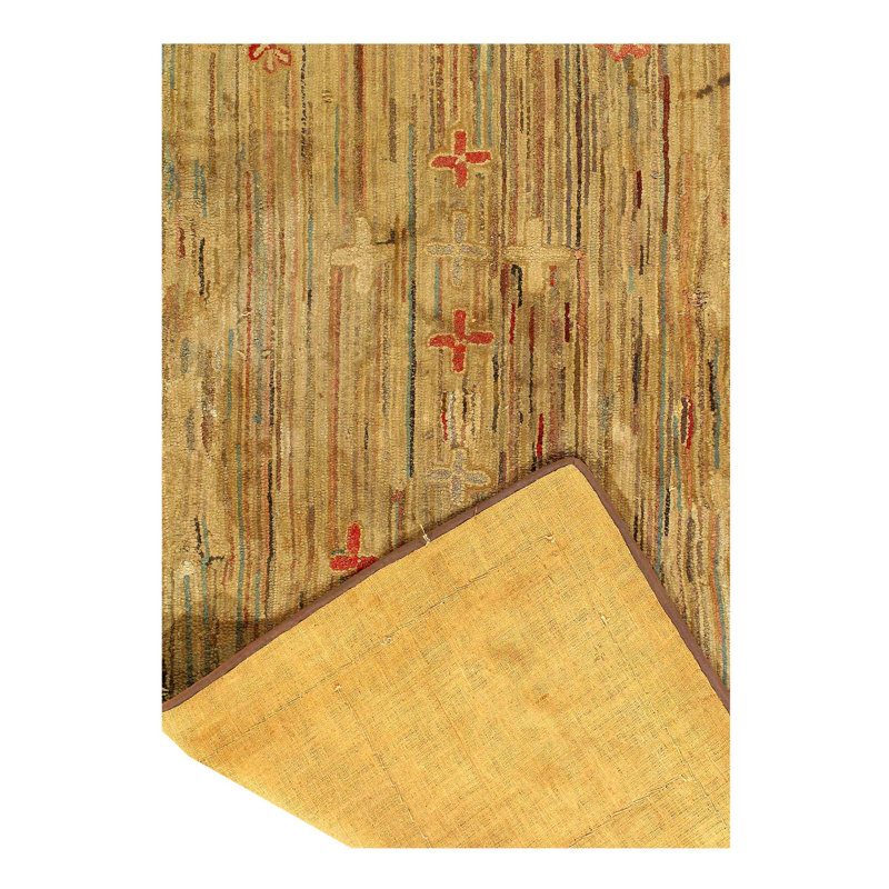 Floral Area Rug in Beige