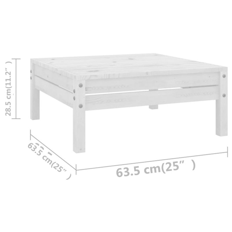 Ensemble de conversation modulaire 6 pièces Valleria, Blanc