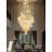 D32"X H100" High Ceiling Chandelier Crystal Raindrop Chandeliers for Staircase Large Chandelier for Villa Entrance Foyer-1630570434