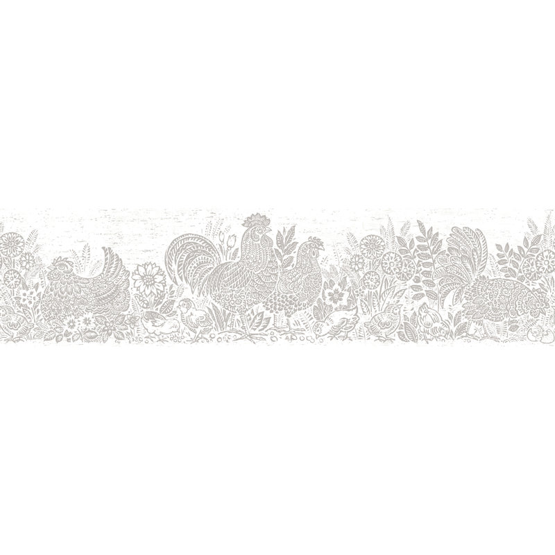 Bordure de poulet bleu parton, Gris clair