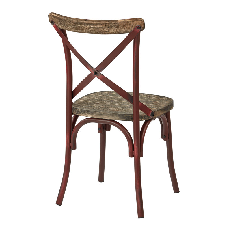 Ankrim 18.25'' H Side Chair, Antique Red