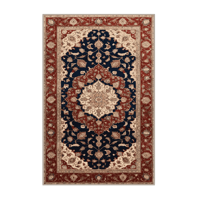 Tapis brun lavable à la machine, Rectangle 2 pi x 3 pi