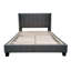 Lit plateforme tapissier Alvada Hollowell-235181336