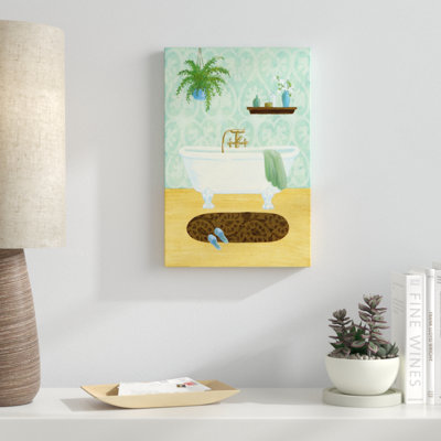 " Bath Tranquility I " by Louise Max Painting Print