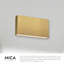 Applique murale à DEL en aluminium Mica-97986177-97986176