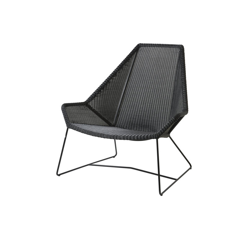 Breeze Highback Patio Chair, Black