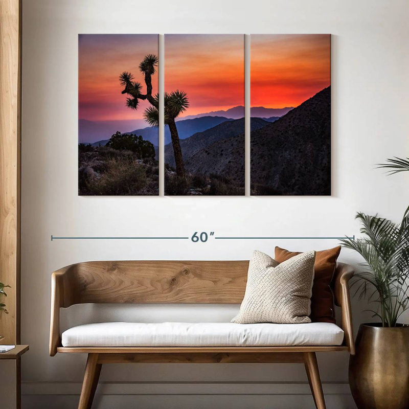 Harnek Joshua Tree Park Sunset Vista, H 32 po x l 50 po