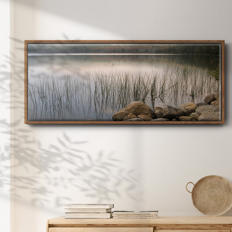 Wanderlust- Framed Canvas, 8" H x 20" W