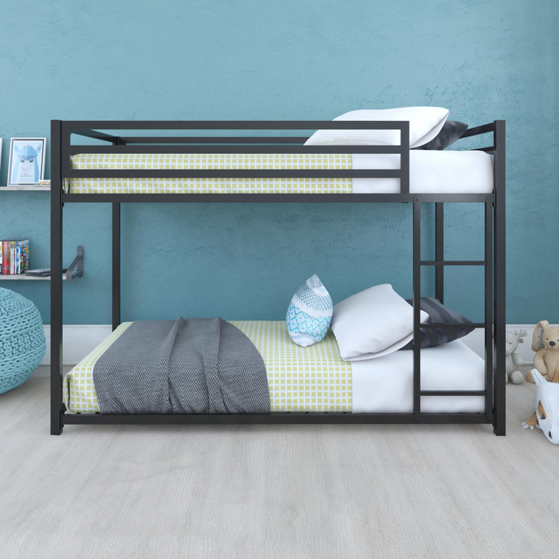 Eastfield Kids Bunk Bed, Black, Twin Over Twin