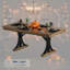 Metal Base Dining Table-1053973426