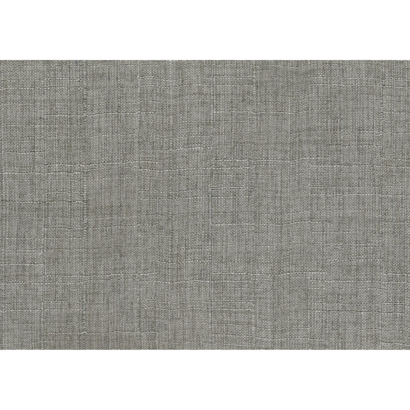 Banc de rangement gris foncé avec structure en bois massif et revêtement amovible en mousse