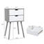Table de chevet Mid-Century Coldiron-66613502