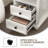 Chaky 2 - Drawer Nightstand with Storage and Built-In Outlets-900773595-934842401