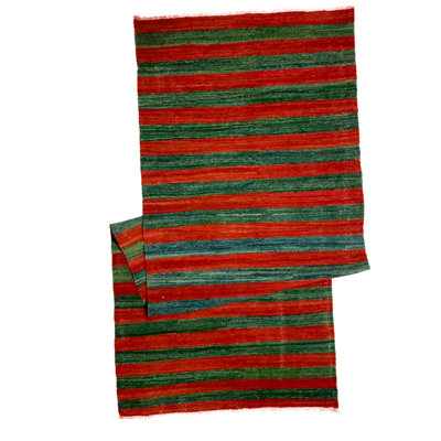 Runner Reichert Striped Hand Woven 110cm X 300cm Area Rug