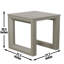 Calypso 21.3'' Metal Outdoor Side Table