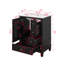 24" Bathroom Vanity With Ceramic Sink, Free Standing Single Vanity Set With 3 Drawers And One Door With Storage Racks-874583585