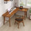 Bureaux en bois de rose massif en L-108070915-108070913