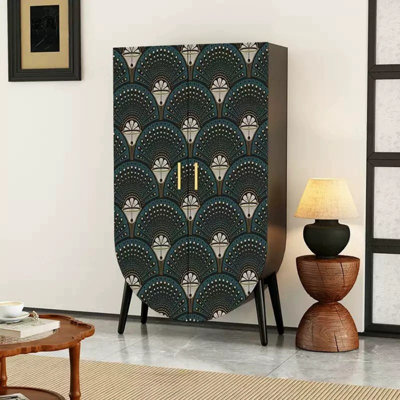 Armoire moderne à double porte minimaliste