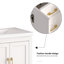 Meuble-lavabo blanc 60 po avec rangement