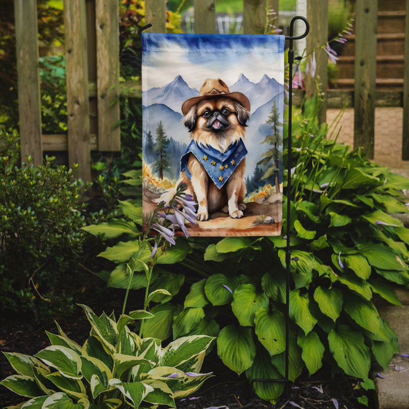Drapeau Cowboy Welcome Garden, Pékinois