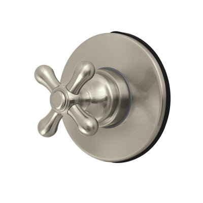Kingston Brass Restoration Single-Handle Wall Mount Six-Way Diverter Valve with Trim Kit