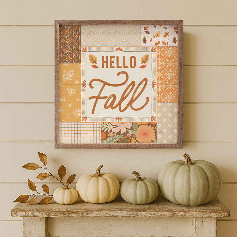 Denzel Blooming Autumn II par Laura Marshall, H 16 po x l 16 po
