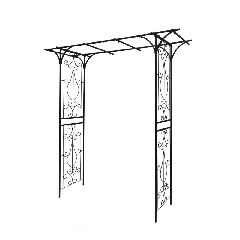 Arche de jardin en métal L80,3 po x l 20,47 po x H 81,1 po