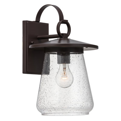 Ajanique 15"H Bell Outdoor Wall Lantern Light
