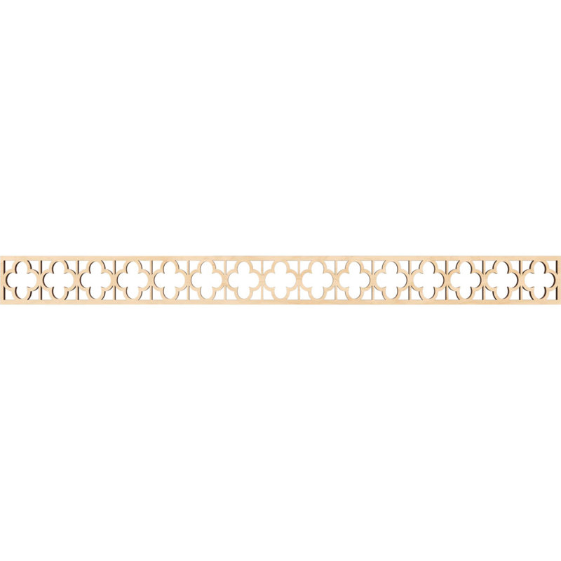 Moulure à panneau Woodall, Bouleau, H 4 po x l 46,375 po x P 0,375 po